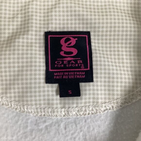 Gear For Sports Women’s Fleece Floral Cream 1/4 Zip Pullover Size Small Golf Top - Picture 13 of 16